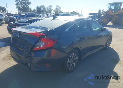 2018 Honda Civic Ex из США, поврежденный, VIN 2HGFC2F72JH525304